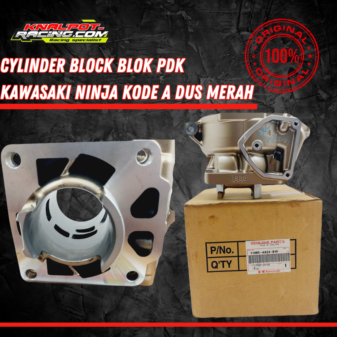 CYLINDER BLOCK BLOK PDK KAWASAKI NINJA KODE A DUS MERAH